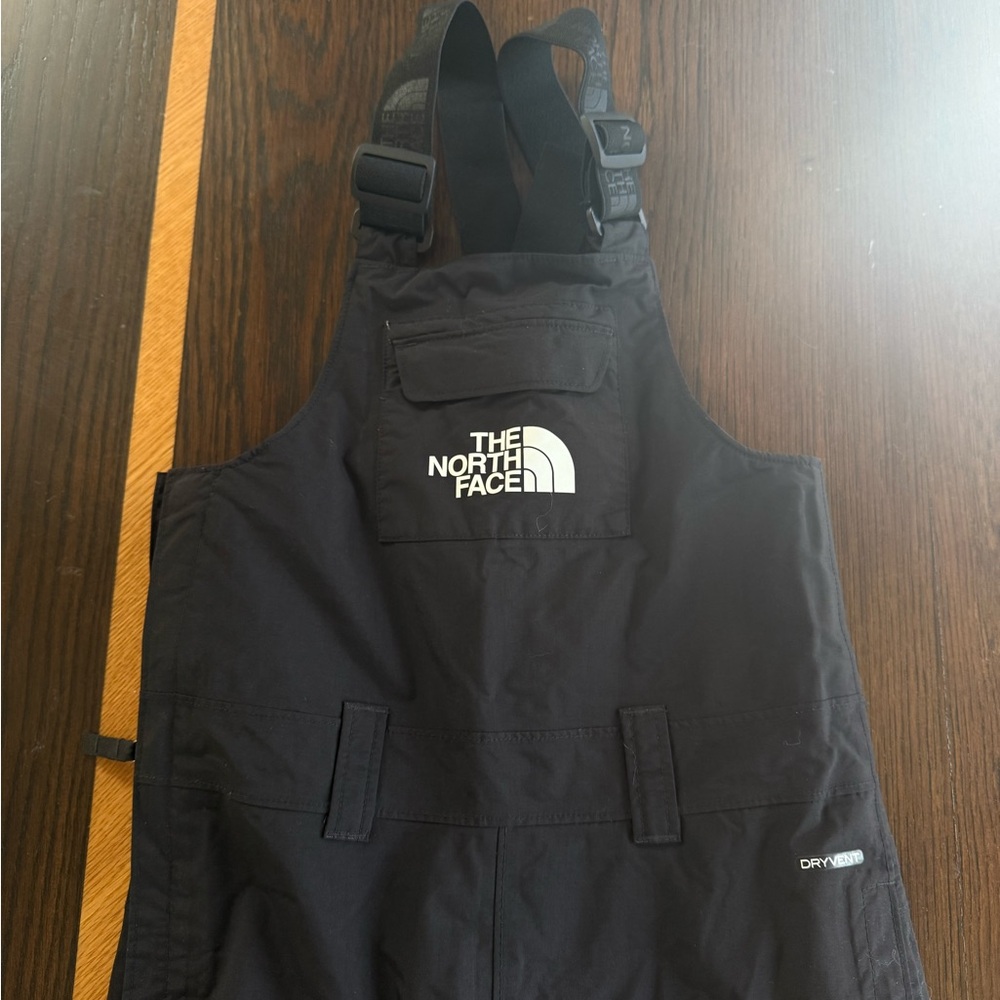The North Face black snow pants/bibs